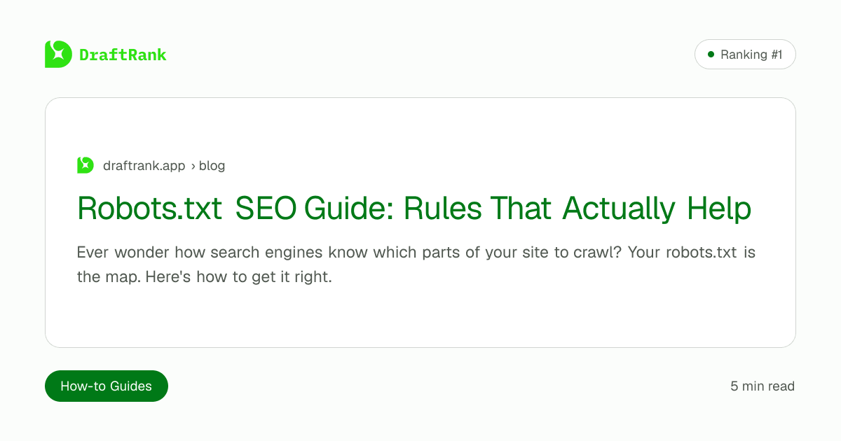 Robots.txt SEO Guide: Rules That Actually Help
