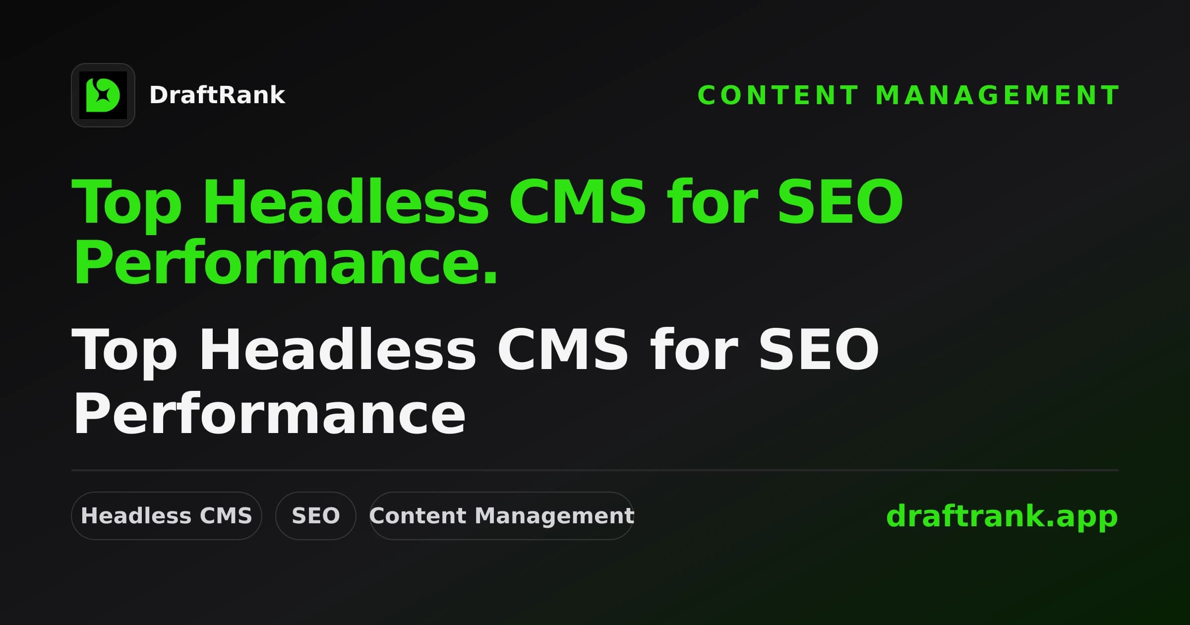 Top Headless CMS for SEO Performance